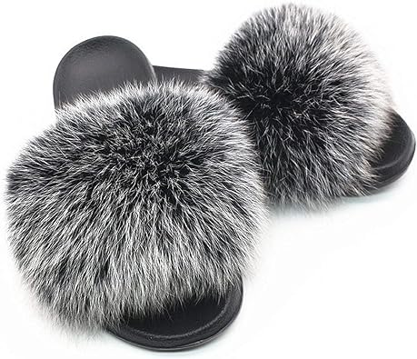 amazon fox fur slides