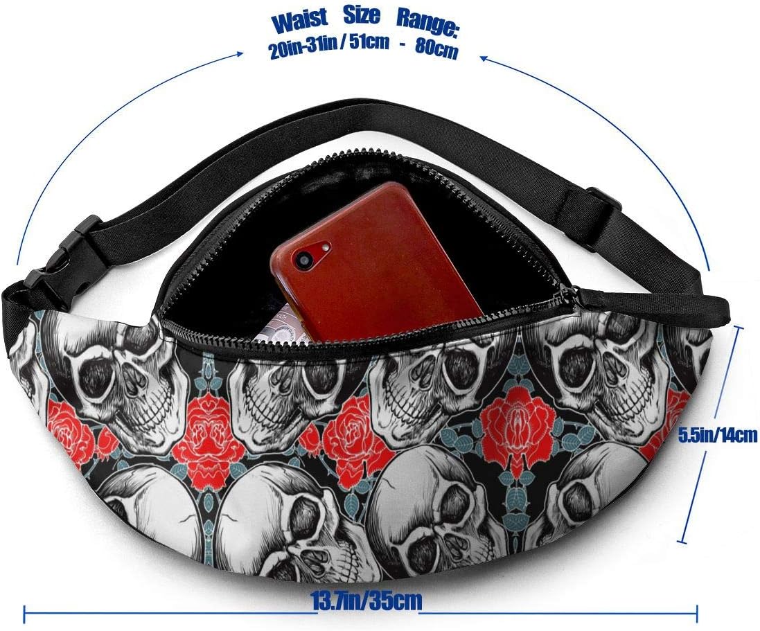 skull bum bag