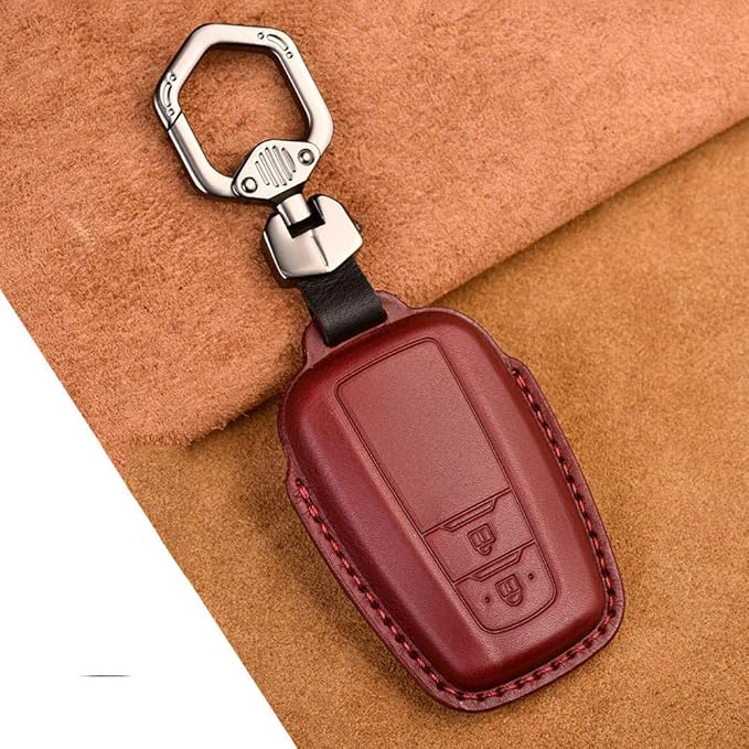 Étui Cuir Pour Clé De Voiture - Protection Antichoc Avec Fermeture Éclair - Plusieurs Coloris