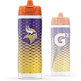 Gatorade Gx NFL Non-Slip Squeeze Bottles, 30 fl oz, Gx Hydration System