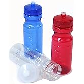 Rolling Sands BPA-Free 24 Ounce Variety Water Bottles, 3 Pack, Made in USA
