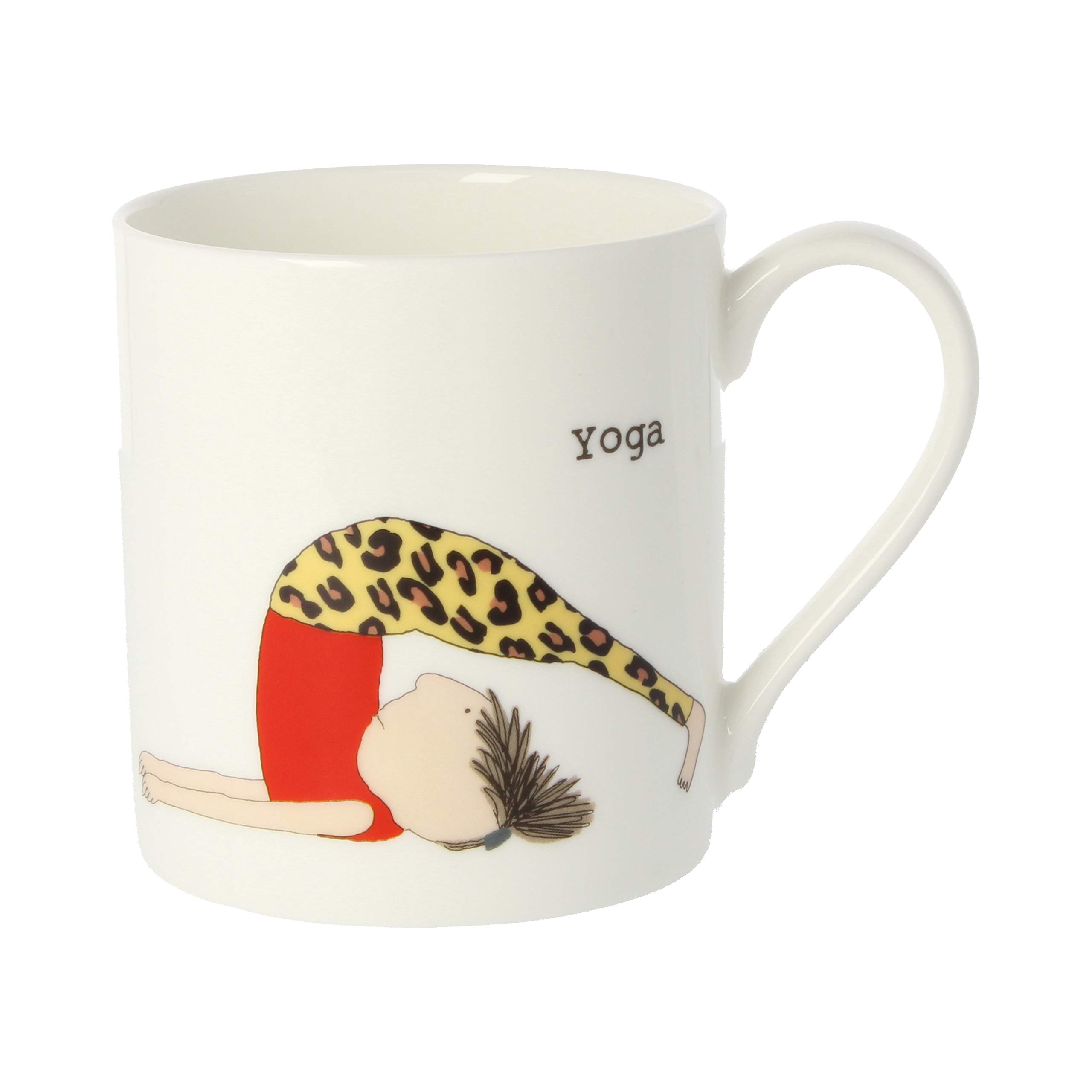 Rosie Made A Thing Yoga Vodka Bone China Mug Gift Idea Her QRH35