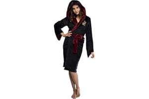 INTIMO Harry Potter Juniors' Plush Costume Robe Hogwarts Houses Gryffindor, Ravenclaw, Hufflepuff, Slytherin