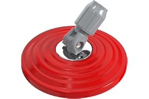 Plastic Mop Base Replacement for RinseWise Spin Mop Bucket,Replacement Mop Parts, Mop Accessories for Household Cleaning, Floor Mop Parts-Red