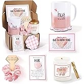 Thinking of You Gifts for Women, Sending Hugs Baskets Feel Better Comfort Sympathy Condolence Grief Gift with Scented Candle Coffee Mug, Get Well Soon Box for After Surgery