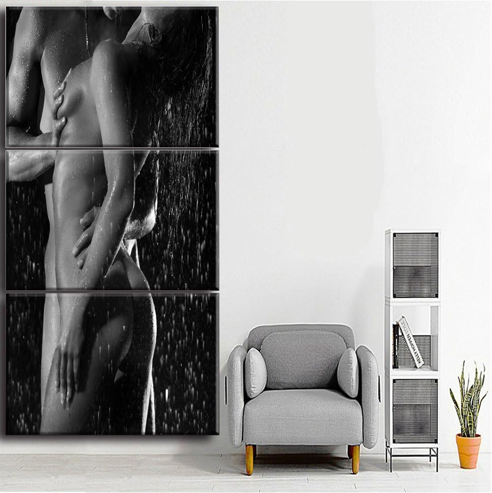 Amazon セクシーな裸の女の子ボディヌードキャンバスの絵画3パネル垂直 24 Wx48 H イエロー アートフレーム ポスター オンライン通販 Amazon セクシーな裸の女の子ボディヌードキャンバスの絵画3パネル垂直 24 Wx48 H イエロー アートフレーム ポスター オンライン通販