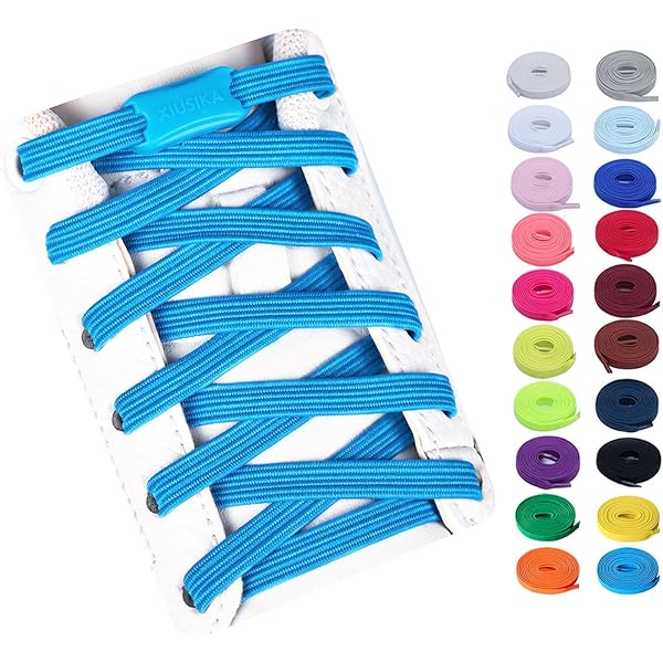 Amazon.com: ZHENTOR 2 Pairs Elastic No Tie Shoe Laces for