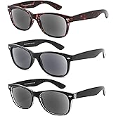 Yogo Vision Reader Sunglasses for Women and Men, UV400 Tinted Reading Sunglasses 3-Pk