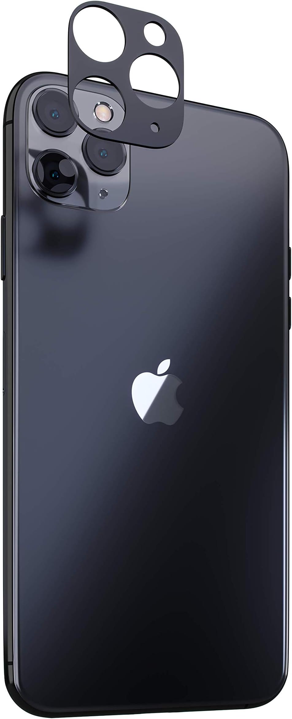 innoGadgets Camera Protector compatible with iPhone 11 Pro / 11 Pro Max | Camera Cover, Lens Protector | Protection against shocks and scratches | including Cleaning Set | Space Gray