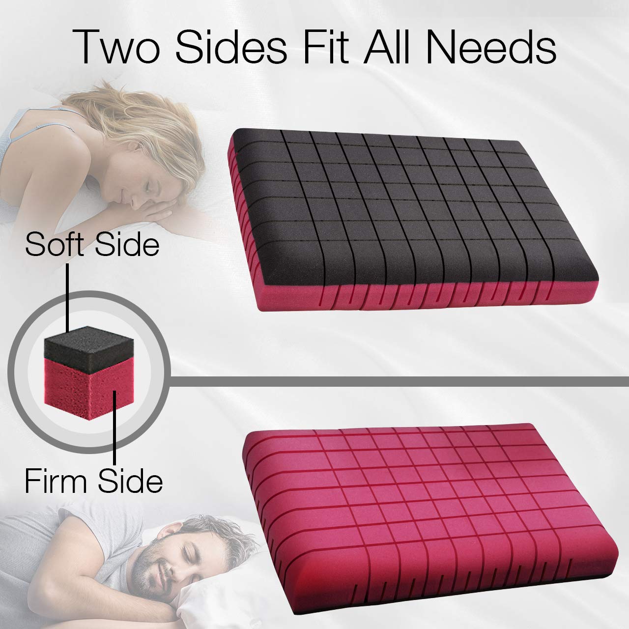 f1f2 memory foam pillow