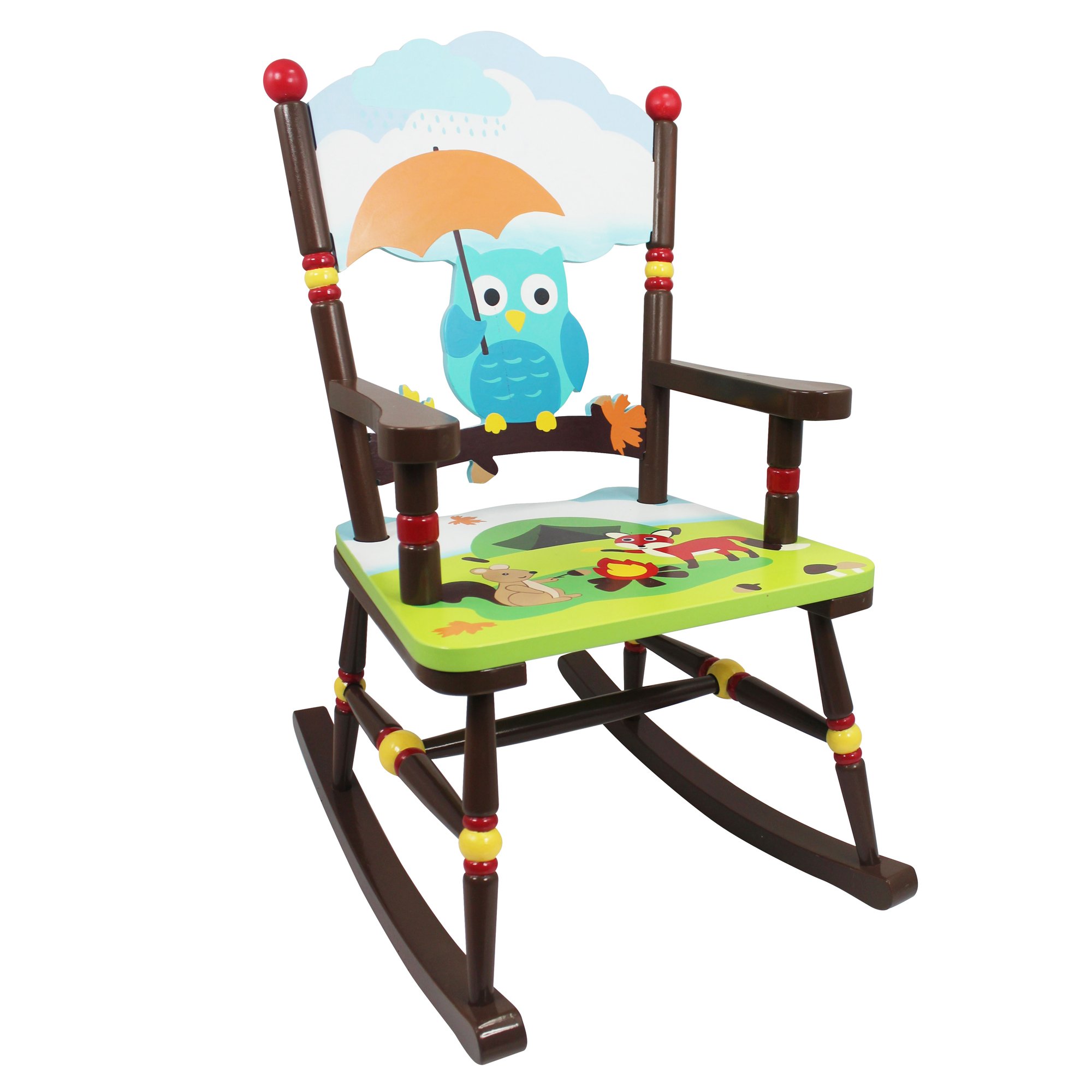 Fantasy Fields Childrens Enchanted Woodland Kids Wooden Rocking Chair TD-11738A