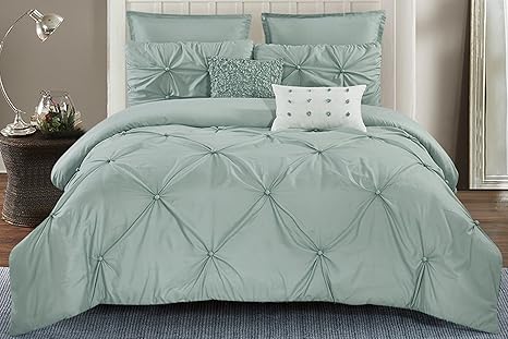 Wonder Home Harper Comforter Set Queen Jade Amazon In Home