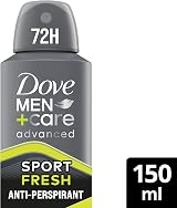 Dove Men+Care Advanced Sport Fresh Antiperspirant Deodorant Spray 72H 150ML view 2