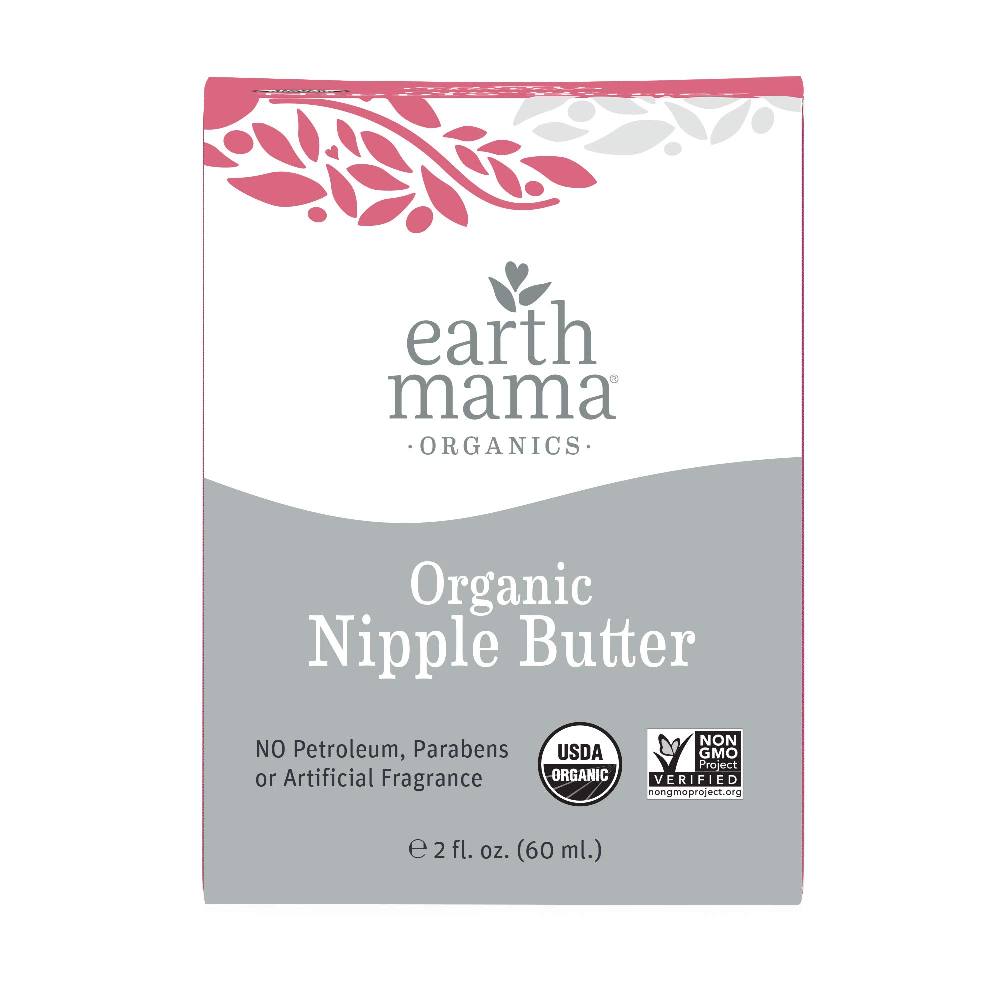 Organic Nipple Butter Breastfeeding Cream by Earth Mama Lanolinfree