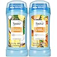 Suave Antiperspirant Deodorant for Women, Tropical Paradise + Mango & Citrus Variety 2-Pack – Anti-Staining Invisible Solid Sticks, Talc-Free, 2.6 Oz Ea