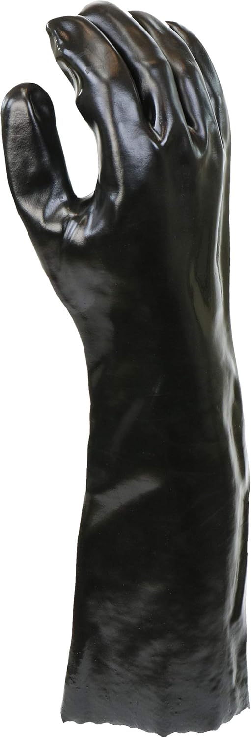 West Chester 12018-L 12018 Chemical Resistant PVC Coated Work Gloves: 18" Length, One Size Fits Most, 1 Pair, Black: Lab Gloves: Industrial & Scientific