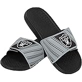 FOCO mens NFL Team Logo Legacy Sport Slide Sandals