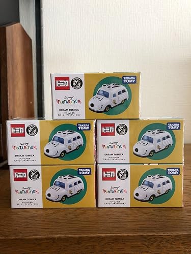 Amazon Co Jp スヌーピー おもしろサイエンスアート展 スヌーピーファンタレーション 限定商品 トミカ ドリームトミカ 5個セット ピーナッツ ホビー 通販