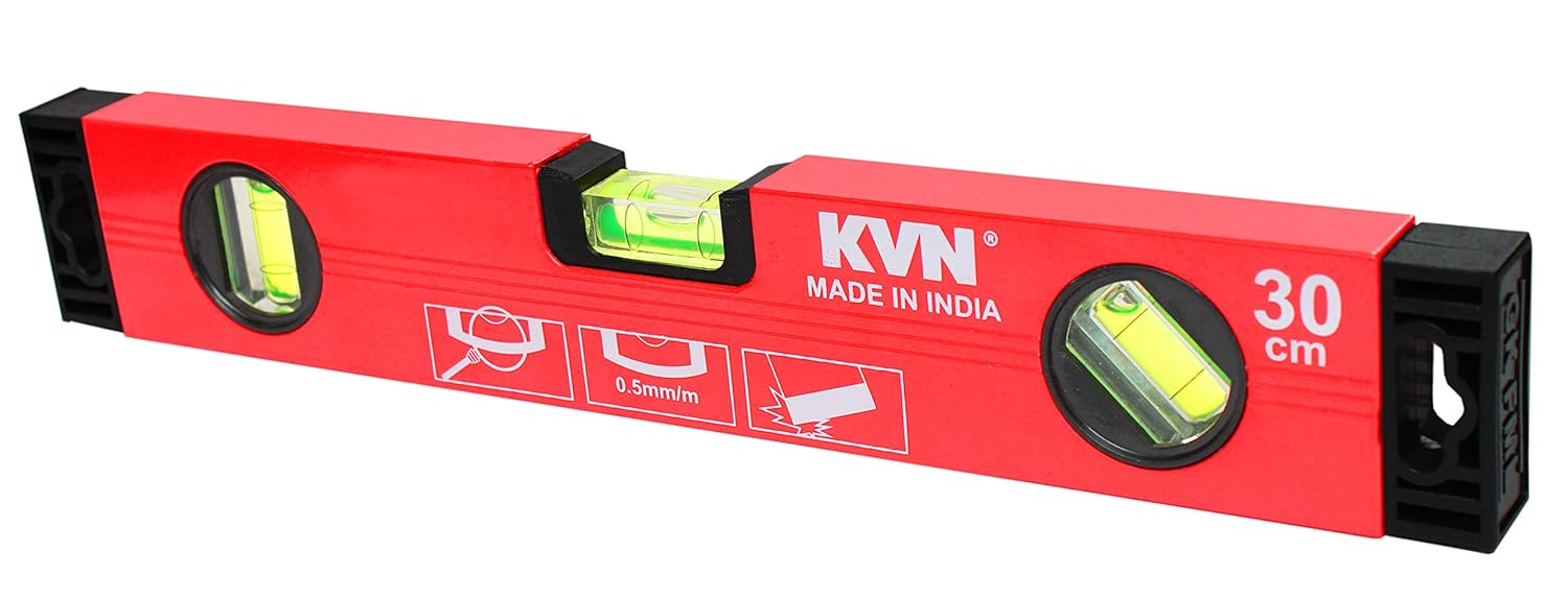 Kvn Spirit Levels 3 Vial With Magnet 30 Cm Red Amazon In Home Improvement