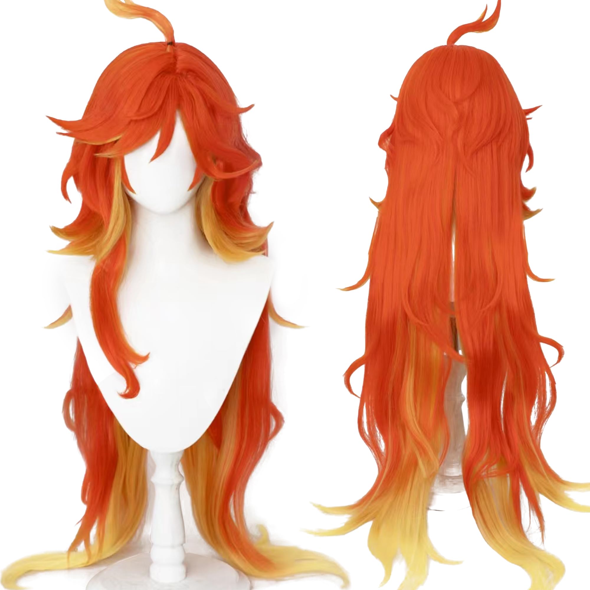 Cosplay Wig Genshin Impact Mavuika Wig Anime