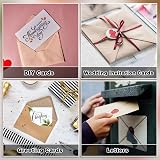 C6 Kraft Envelopes 114x162mm Pack of 50 Self Seal Brown Invitations Weddings view 4
