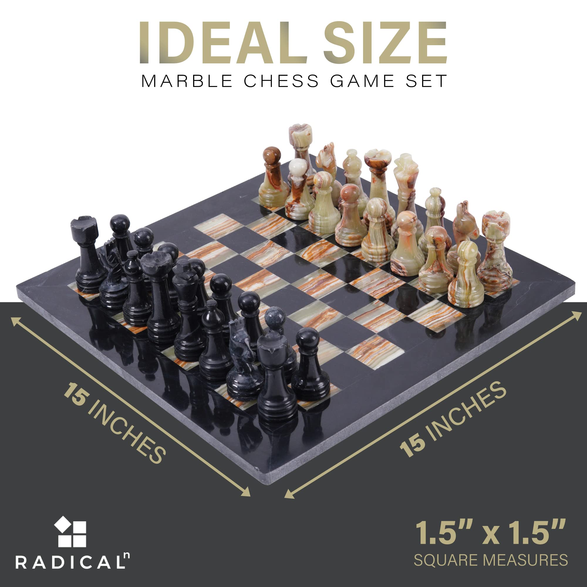 Radicaln Marble Chess Set 15