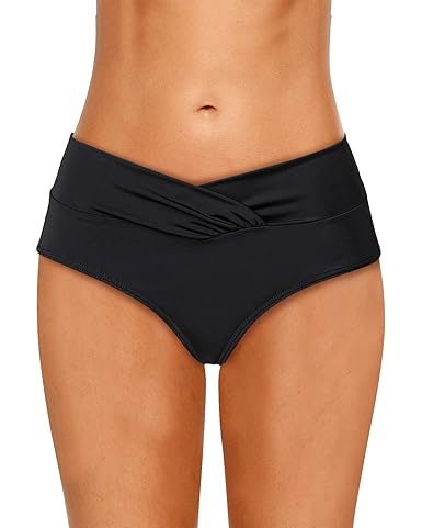 Dolamen Damen Badeshorts Bikinihose Shorts Trunks Badeanzug 2018 Surfen Bauchweg Badekleid mit Elastischer Bund Mini Bikini S