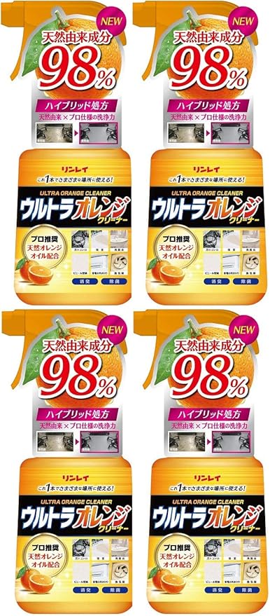 Amazon Co Jp まとめ買い リンレイ ウルトラオレンジクリーナー 700ml 4個 ビューティー