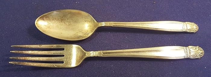 HOLMES & EDWARDS IS Silverplate Salad Fork & Spoon