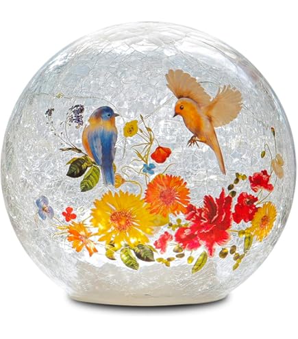 Veilleuse Led Romantique, Boule De Verre Magique - Lampe De Table Décorative USB - Pour Salon, Chambre à Coucher, Chambre - Maison