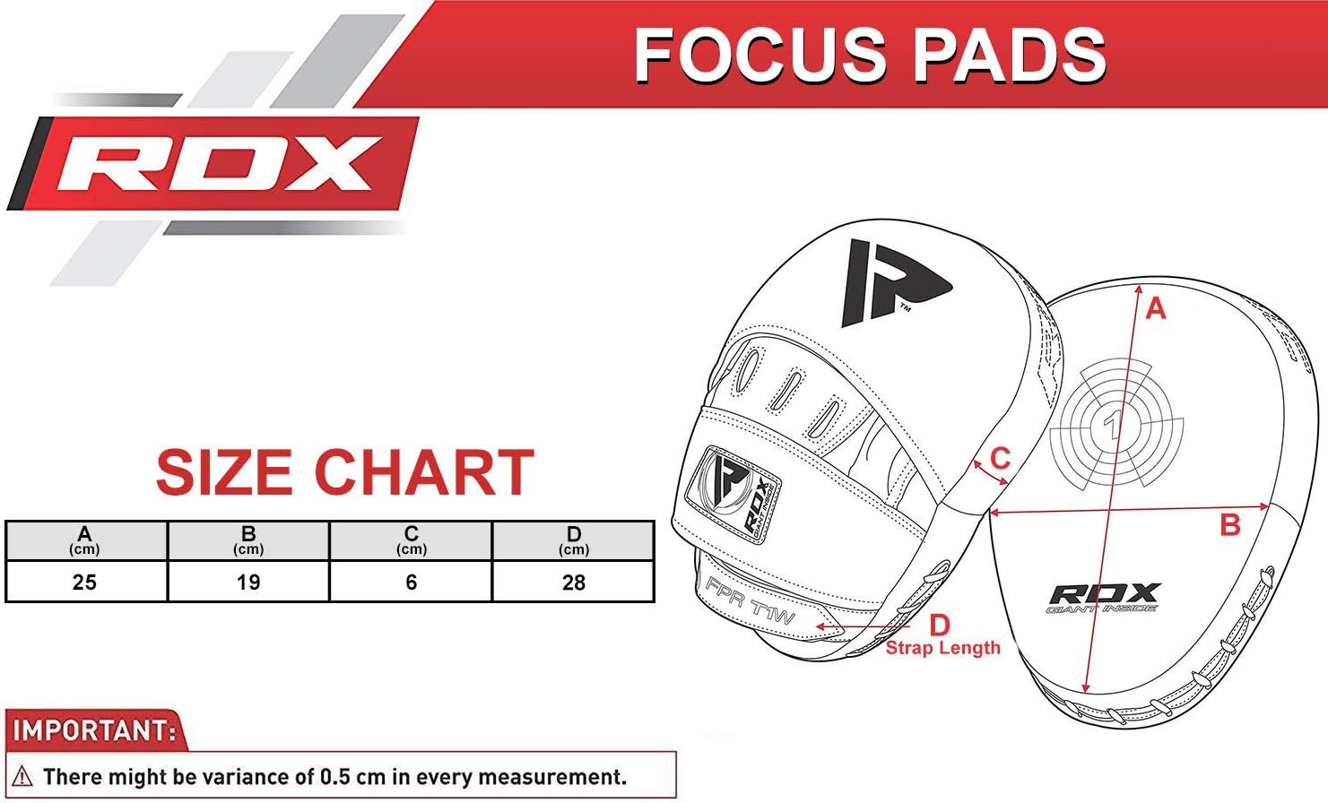 RDX Boxing Hook & Jab Pads MMA Target Focus Punching Mitts Thai Strike Kick Shield, White : Sports & Outdoors