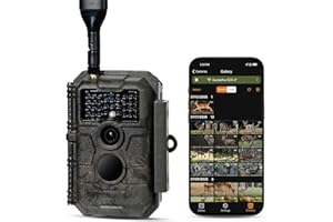 GardePro X20 Cellular Trail Camera, 1296P Video & 48MP Photo, Video Preview, No Glow IR, 110° Wide View, Verizon AT&T, Pre-Installed SIM Card, Shared Data Plan & Camera Sharing for Wildlife