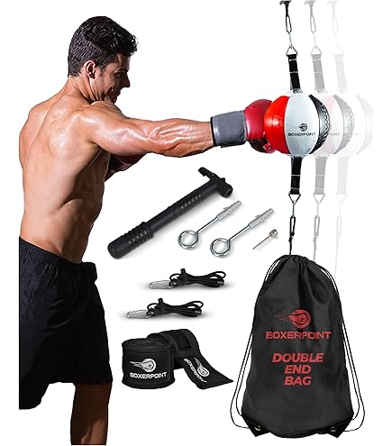 Cavo Per Double End Bag Ringside - Gomma Heavy Duty, 78.7 Cm, Con Ganci Metallici - Foto 6