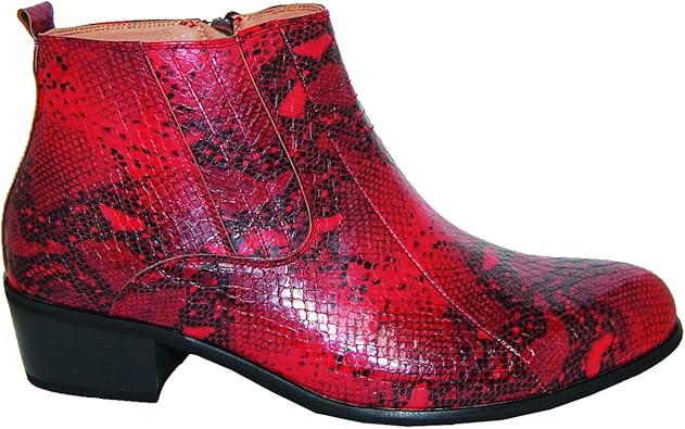 black shoes red heel