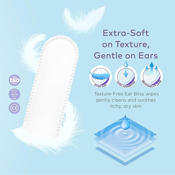 ARCA PET DOG EAR CLEANER WIPES – VET FORMULATED CLEANSER FOR DOGS – EAR ITCHING, DISSOLVES WAX, DIRT & ODOR WITH COCONUT OIL & ALOE VERA (100 FINGER WIPES)