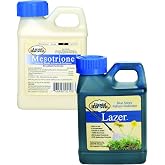 Liquid Harvest Mesotrione Bundle - 8 Ounces - Mesotrione Concentrate (Compare to Tenacity) - Pre and Post-Emergent Weed Killer for Lawn and Turf Grasses with 8oz Spray Pattern Indicator