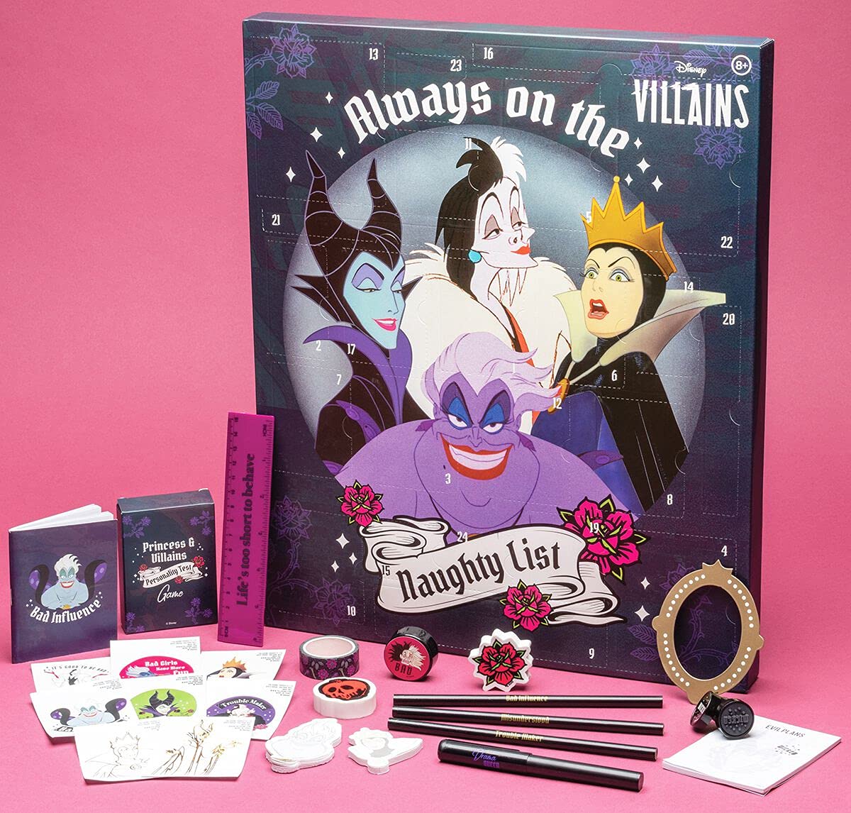 Disney Villains 2020 Advent Calendar Unisex Advent Calendar Standard, Paper,