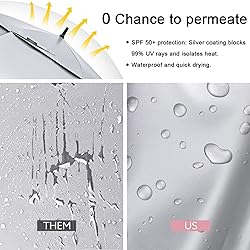 G4Free 68 Inch UV Protection Golf Umbrella Auto