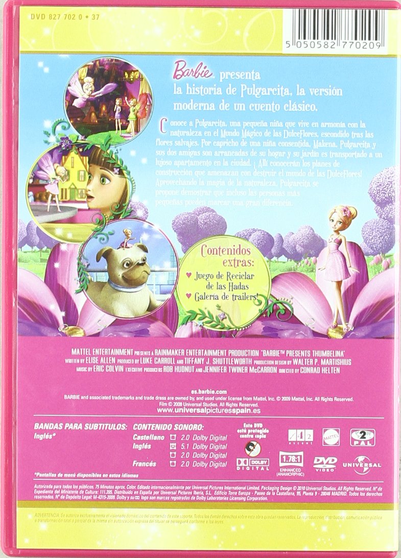 barbie presenta pulgarcita