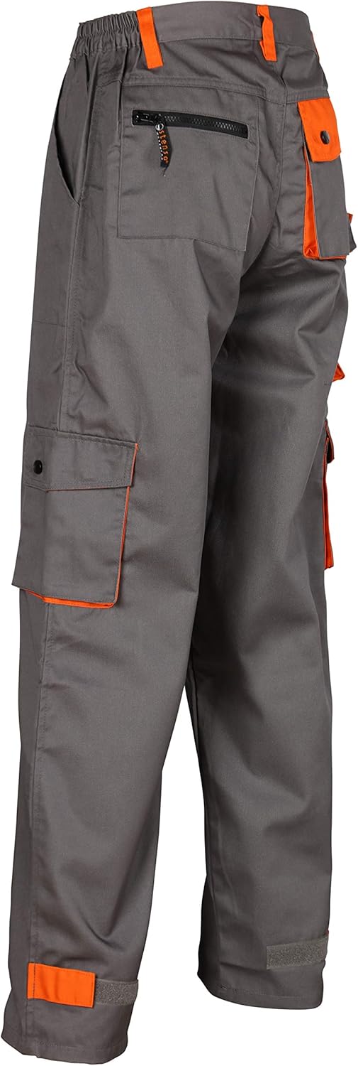 Stenso Desman® Uomo Pantaloni da Lavoro multitasca e Pantaloncini da Lavoro  2 in 1 Grigio/Arancione Abbigliamento tecnico e protettivo Abbigliamento  berjaya.edu.my