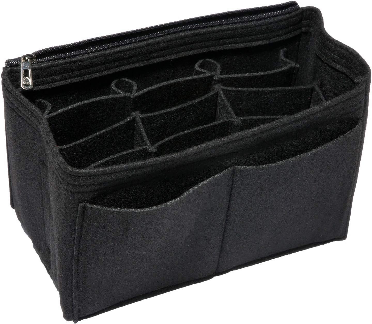 HEALTHLOVE Felt Purse Organizer Insert Bag organizer for Handbag Choice 3 Size