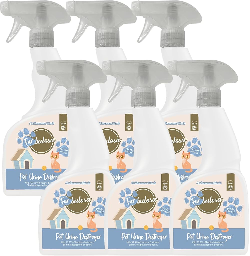Fabulosa Furbulosa Mediterranean Woods Pet Urine Destroyer 500ml 6 Pack