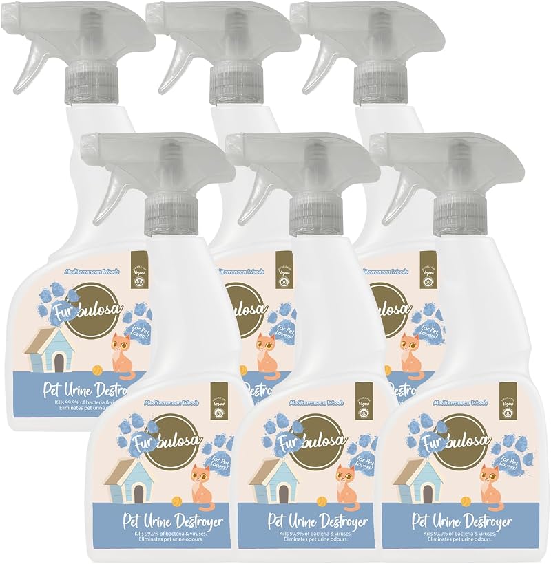 Fabulosa Furbulosa Mediterranean Woods Pet Urine Destroyer 500ml 6 Pack
