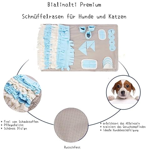 Bialinolti Schnuffelteppich Fur Hunde 100cm X 65cm