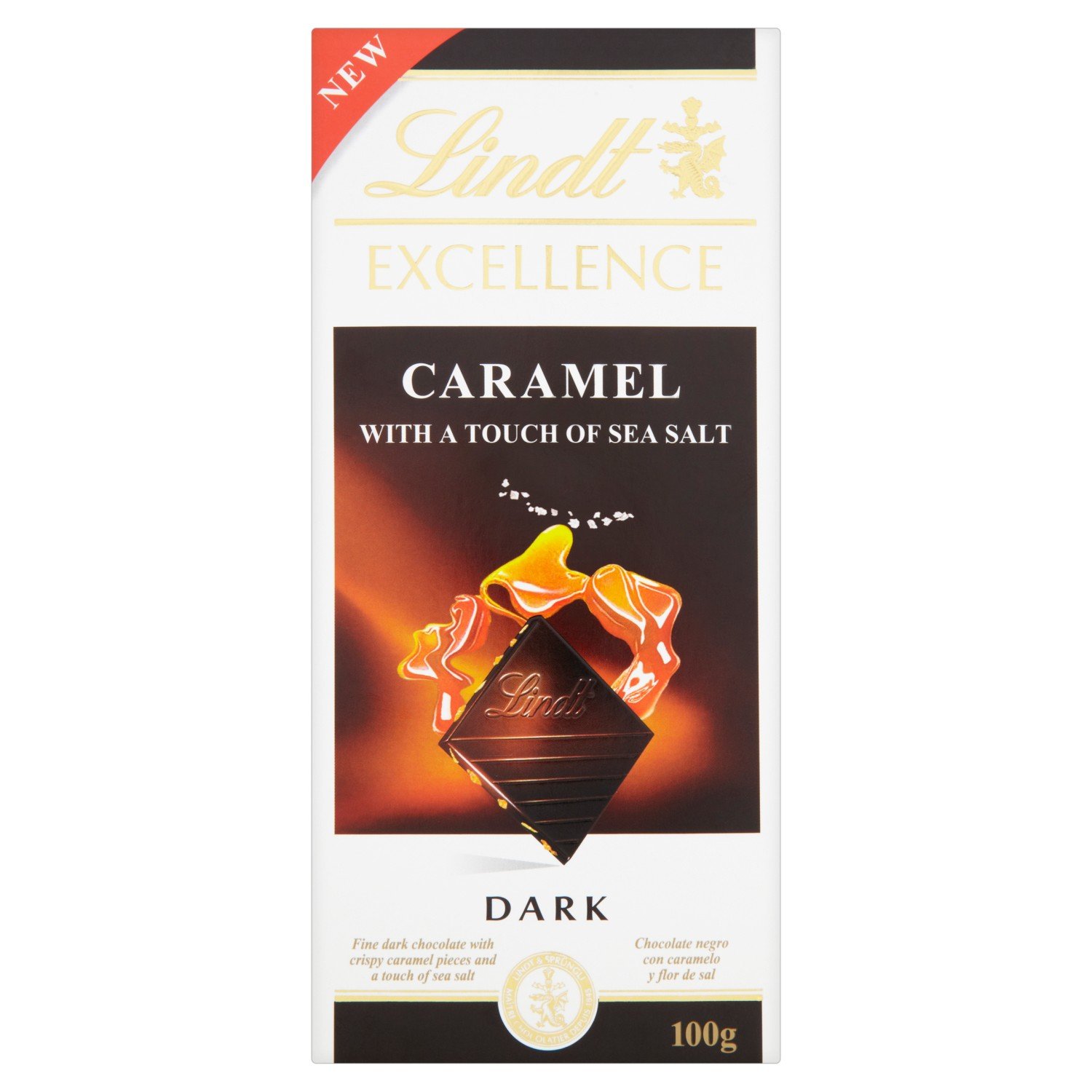 Lindt Excellence Dark Caramel with a Touch of Sea Salt