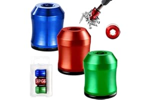 3PCS Strong Magnetic Screw Ring, Upgrade Screwdriver Head Holder, Removable Anti-Slip Drill Bit Rings for 1/4" Hex Screwdrive