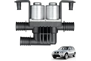 Yongtoparts 64116910544 Coolant Water Control Valve Heater Control Valve Compatible with BMW X5 E53 E70 F15 2004-2013, X6 E71