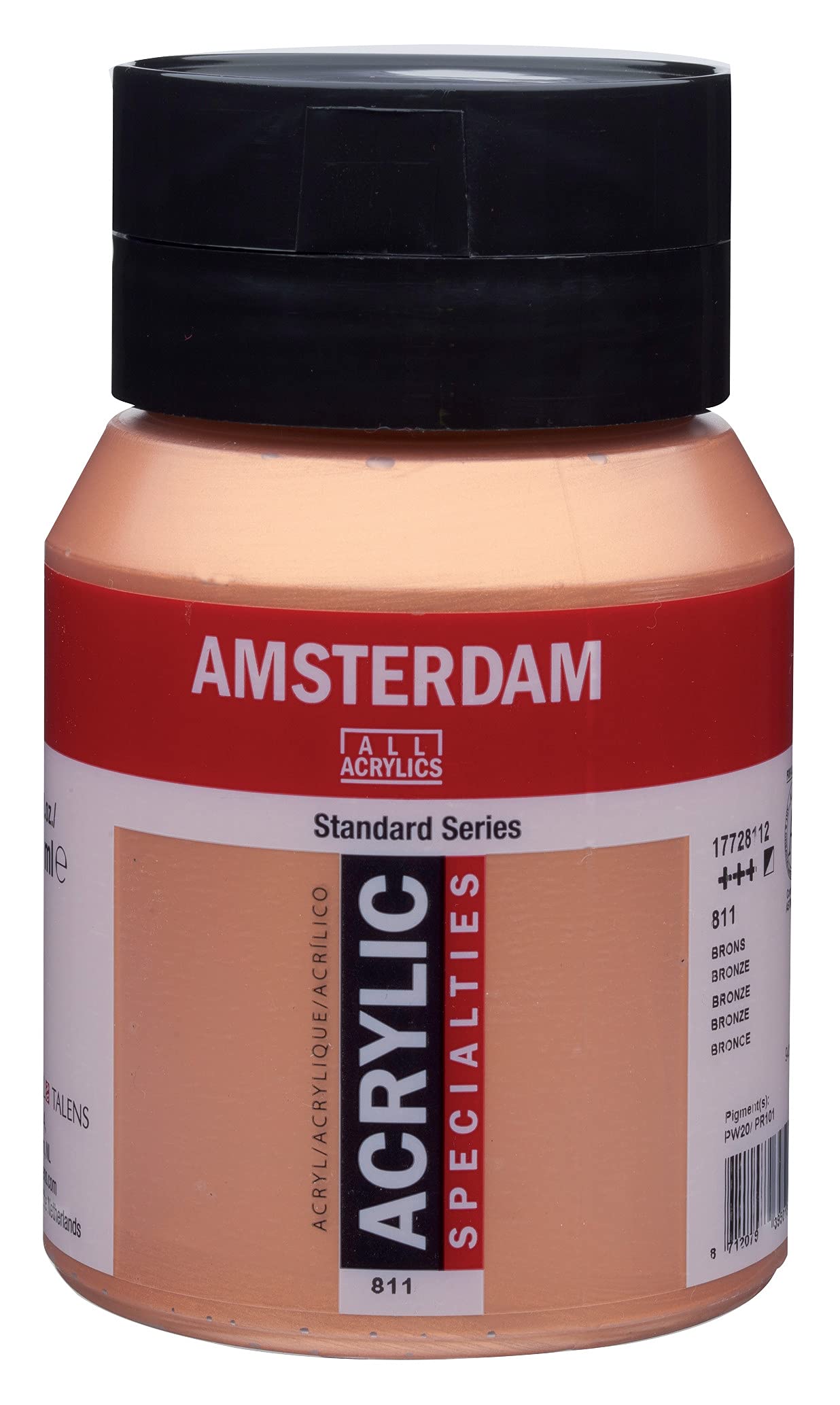 Amsterdam Standard Series Acrylic Jar 500 ml Bronze 811 (17728112)