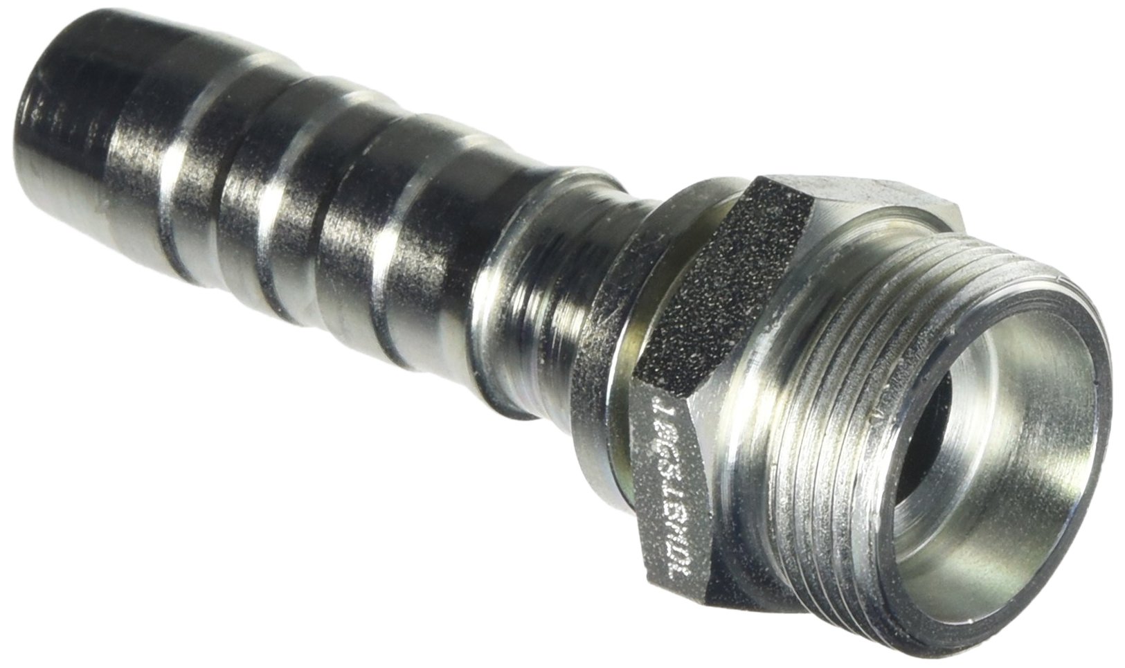 Gates Fluid Power 7347-19345-5 Hose Fitting 10GS18MDL 5/8In Bore To M26 Global Spiral Light Series Metric Male Straight