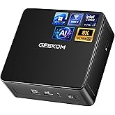 GEEKOM IT15 AI Mini PC, Intel Ultra 9 285H(99 Tops), 32GB DDR5, 1TB SSD | The Most Powerful Workstation,Arc 140T GPU,WiFi 7,8
